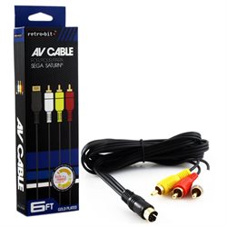 Cable AV Pour Sega Saturn Par Retro-Bit Cable AV Pour Sega Saturn Par Retro-Bit
