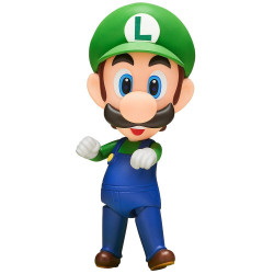 Figurine Nendoroid Super Mario #393 Par Good Smile Company - Luigi Figurine Nendoroid Super Mario #393 Par Good Smile Company - Luigi