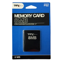 Carte Mémoire Pour PS2 / Playstation 2 Par TTX TECH - 8 MB