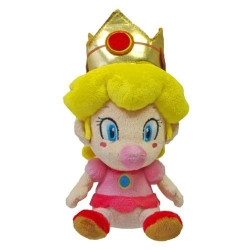 Toutou Super Mario Par Sanei - Baby Peach 15 CM Toutou Super Mario Par Sanei - Baby Peach 15 CM