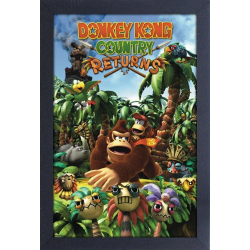 Affiche Encadrée Donkey Kong Country Returns