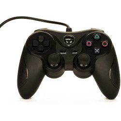 Manette Avec Fil USB (2 Mètres) Pour PS3 / Playstation 3 / PC Par TTX Tech - Noire