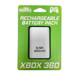 Pile / Batterie Pour Manette Xbox 360 Sans Fil Par Old Skool - Blanche Pile / Batterie Pour Manette Xbox 360 Sans Fil Par Old Skool - Blanche