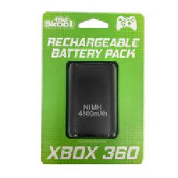 Pile / Batterie Pour Manette Xbox 360 Sans Fil Par Old Skool - Noire Pile / Batterie Pour Manette Xbox 360 Sans Fil Par Old Skool - Noire