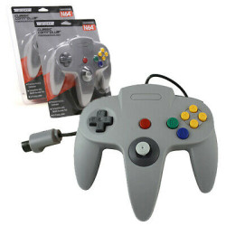 Manette Nintendo 64 / N64 Par Teknogame - Grise Manette Nintendo 64 / N64 Par Teknogame - Grise
