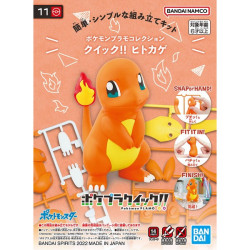Model Kit Pokemon PLAMO #11 Par Bandai - Charmander