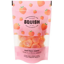 Jujubes Squish - Coeurs À La Pêche Acidulés