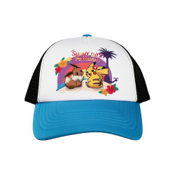 Casquette Ajustable Sunny Days Pokemon Par Bioworld - Pikachu Et Eevee