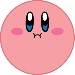 Jeté En Molleton Ronde Kirby Par Bioworld - Le Visage De Kirby