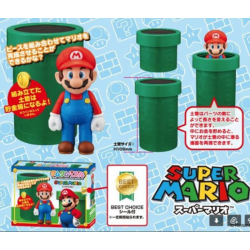 Casse-Tête 3D/Tirelire Super Mario Par Ensky - Mario Et Tuyau 39+23 Morceaux