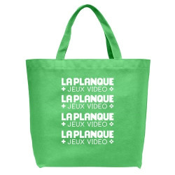 Sac De Magasinage Réutilisable En Tissu La Planque Jeux Vidéo Grand 33 x 50 x 51 CM - Vert