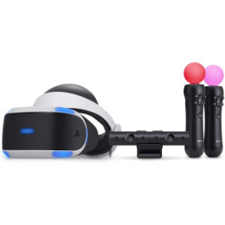 Ensemble Casque PSVR / Playstation VR Avec Caméra Et 2 PS Move Pour PS4 - Modèle CUH-ZVR2 Ensemble Casque PSVR / Playstation VR Avec Caméra Et 2 PS Move Pour PS4 - Modèle CUH-ZVR2