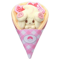 Toutou Pokemon Center Original PokePeace Par Taraka Tomy - Crepe Alcreamie 16CM Toutou Pokemon Center Original PokePeace Par Taraka Tomy - Crepe Alcreamie 16CM