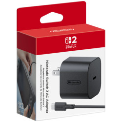 Adaptateur AC Pour Nintendo Switch 2 Officiel Nintendo Adaptateur AC Pour Nintendo Switch 2 Officiel Nintendo