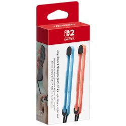 Dragonnes Joy-Con 2 Pour Nintendo Switch 2 Officiel Nintendo (Paire de 2) - Bleue et Rouge Dragonnes Joy-Con 2 Pour Nintendo Switch 2 Officiel Nintendo (Paire de 2) - Bleue et Rouge