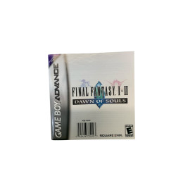 Livret AGB P BFFE Final Fantasy 1&2 Dawn Of Souls GBA