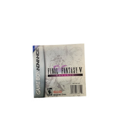 Livret AGB P BZ51 CDF Final Fantasy V Advance GBA