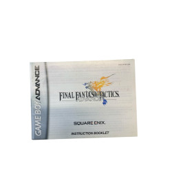 Livret AGB-AFXE-USA Final Fantasy Tactics Advance GBA