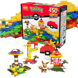 Ensemble ''Boite De Construction'' Par Megaconstrux - Pokemon 450 Pièces
