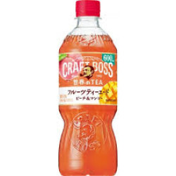 Boisson Craft Boss Thé Pêche Et Mangue - 600 ml Boisson Craft Boss Thé Pêche Et Mangue - 600 ml