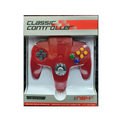 Manette Nintendo 64 / N64 Par Teknogame - Rouge Manette Nintendo 64 / N64 Par Teknogame - Rouge