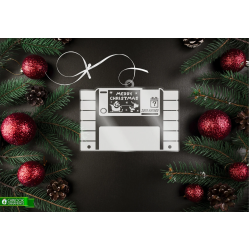 Ornement de Noël Par Chinook Crafts - Nintendo Cartouche SNES
