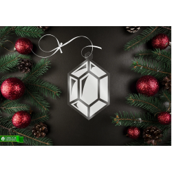 Ornement de Noël Par Chinook Crafts - Legend of Zelda Rupee