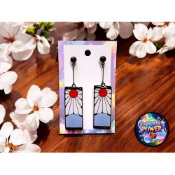 Boucles d'Oreilles Demon Slayer Par Power Up - Hanafuda Boucles d'Oreilles Demon Slayer Par Power Up - Hanafuda