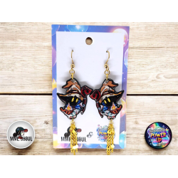 Boucles d'Oreilles Final Fantasy Par Power Up - Vivi Ornitier Boucles d'Oreilles Final Fantasy Par Power Up - Vivi Ornitier