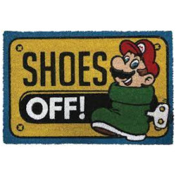Tapis d'Entrée (Paillasson) Super Mario Bros. Par Pyramid America - Shoes Off