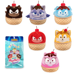 Toutou Squishmallows Parfumé Cornet Sonic The Hedgehog 12 CM Par Kelly Toys - Un Item Au Hasard