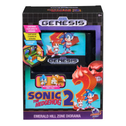 Diorama Console Heroes Sonic The Hedgehog 2 Par Wilder Toys - Emerald Hill Zone Diorama Console Heroes Sonic The Hedgehog 2 Par Wilder Toys - Emerald Hill Zone