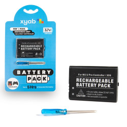 Pile / Batterie De Remplacement Pour Nintendo 3DS / Pro Controller Wii U Par XYAB
