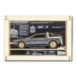 Diorama Paper Theater Back To The Futur Par Ensky