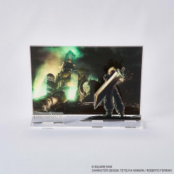 Diorama En Acrylique Final Fantasy VII Rebirth Par Square Enix - Cloud Diorama En Acrylique Final Fantasy VII Rebirth Par Square Enix - Cloud